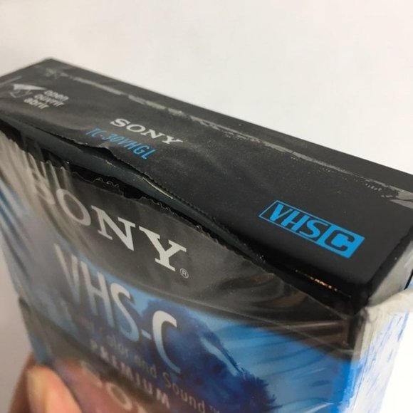 NEW Sealed 2 VHS-C Videocassette Tapes SONY 30 Min. - Picture 6 of 7